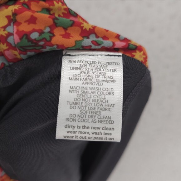 NWT TOAD & CO Sunkissed Pleated Skort Taffy Floral Print Size MEDIUM - Picture 6 of 7